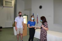 Dijaka, ki sta vestno zastopala Svet Zavoda šole