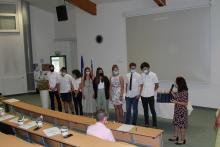 Dijaki, ki so uspešno sodelovali pri promociji šole