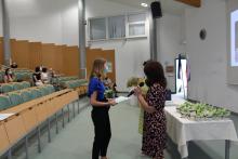 Utrinek s podelitve spričeval SM